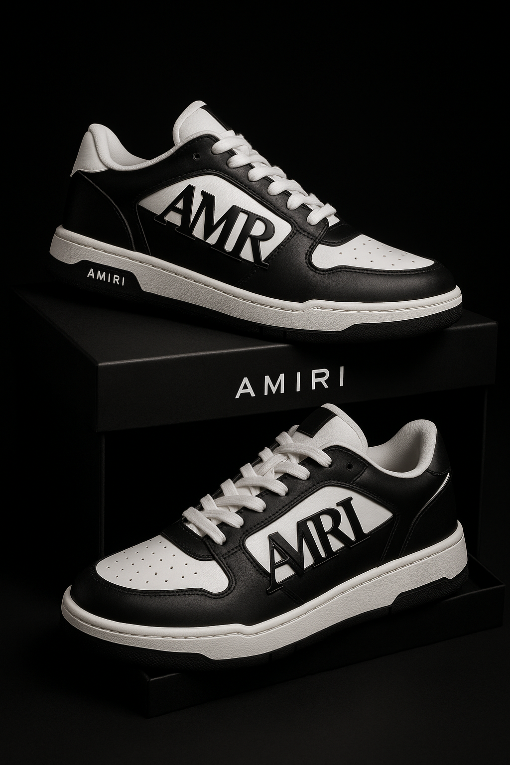 🔥AMIRI Court Black/White🔥