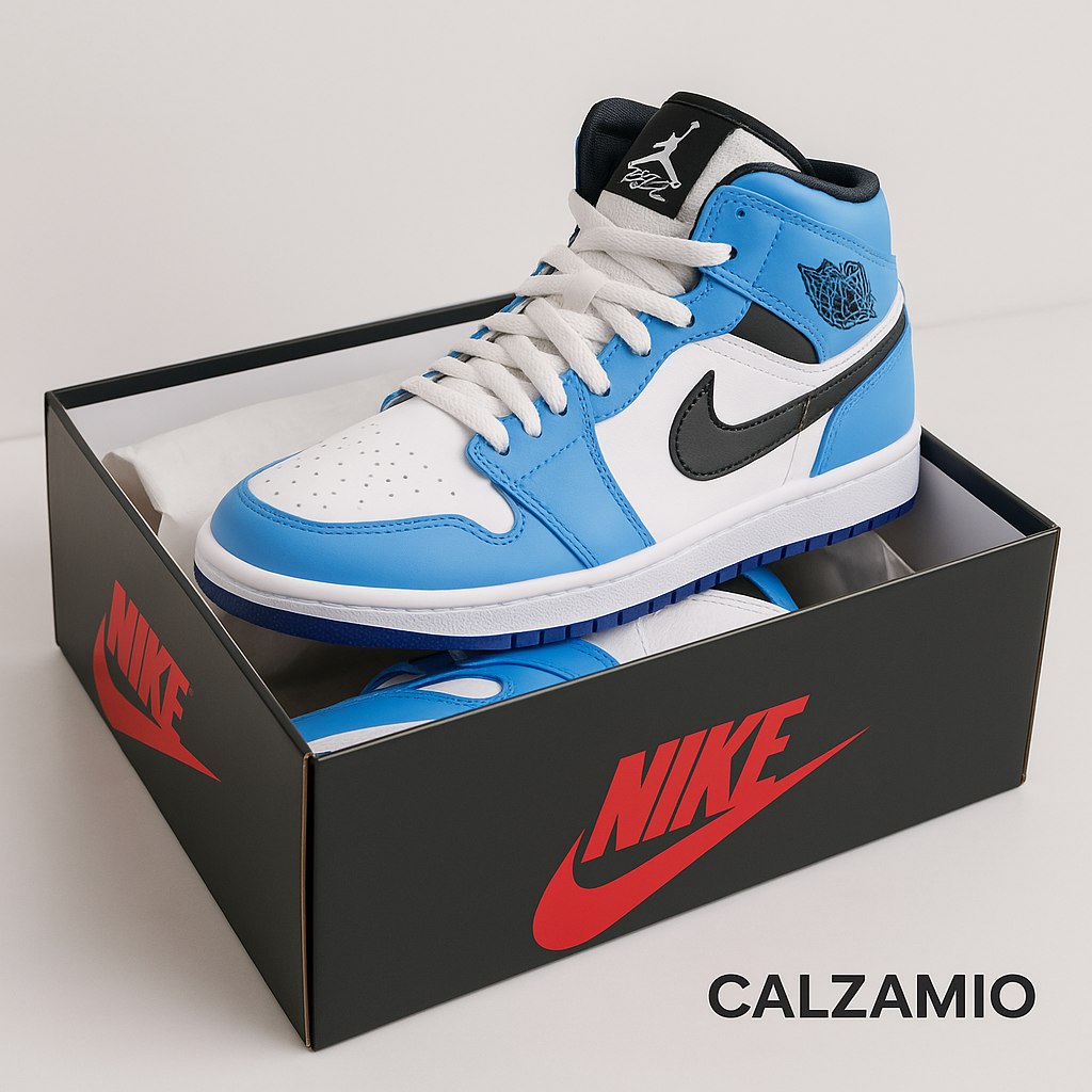 👟 NIKE AIR JORDAN MID UNC ICE ❄️💙